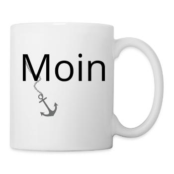 Moin - Tasse - Weiß - Rechts