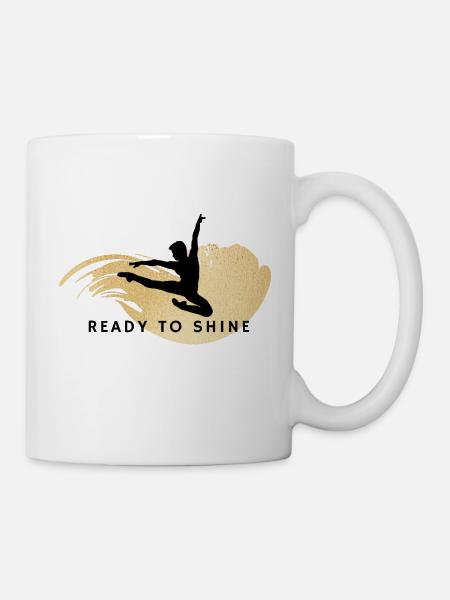 Prêt à briller · Danseurs · Gymnaste - Mug blanc - blanc