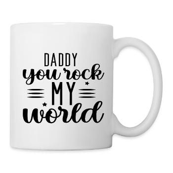 Daddy You Rock My World - Mug - white - Right