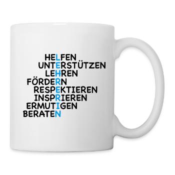 Lehrerin ist mehr als ein Beruf - Tasse - Weiß - Rechts