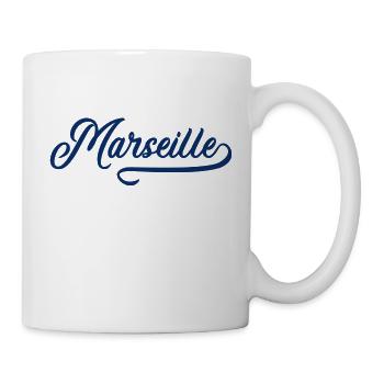 Marseille vintage - Mug blanc - blanc - Droite