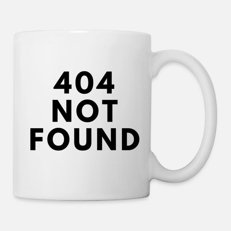 404 Introuvable - Mug blanc - blanc