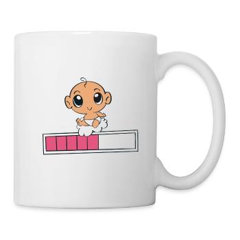Baby loading - Mug blanc - blanc - Droite