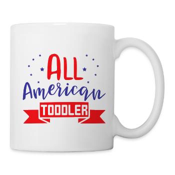 All American Toddler - Tasse - Weiß - Rechts