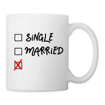 Single Relationship Status Customize Design Yourself - Mug - white - Right