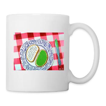 Unser tägliches Brot gibst du uns heute - Tasse - Weiß - Rechts