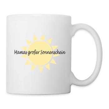 Mamas großer Sonnenschein - Tasse - Weiß - Rechts