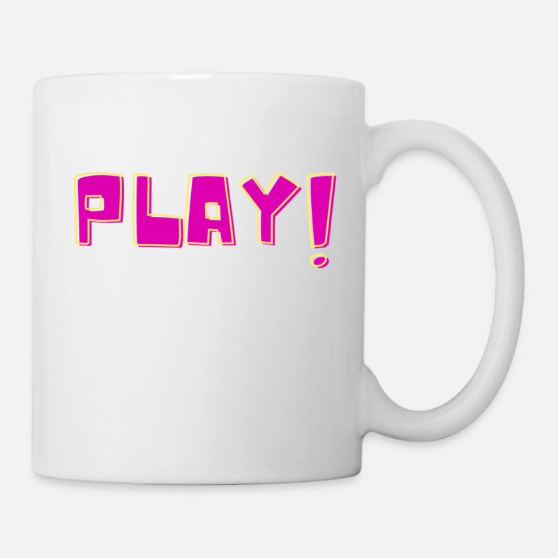Play - Tasse - Weiß