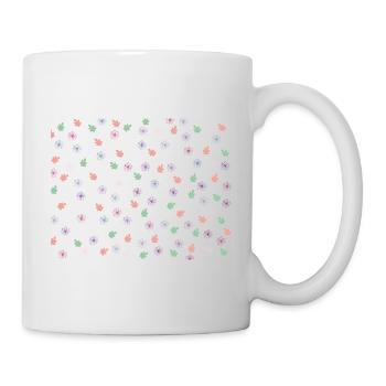 Flower & Leaf Pattern - Mug - white - Right