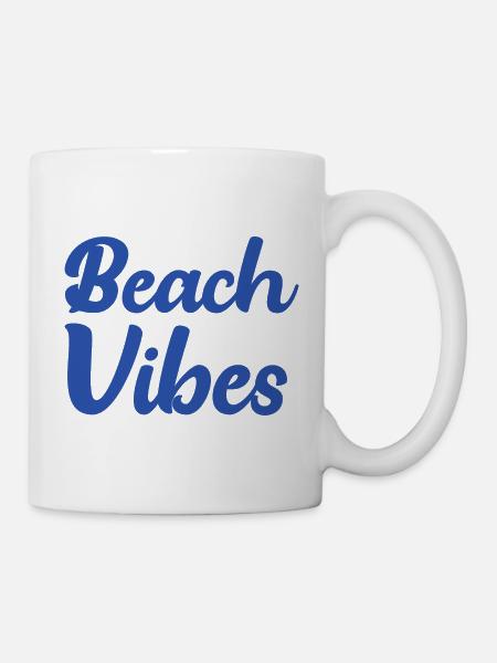 Beach Vibes - Tasse - Weiß