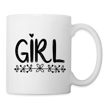 Girl Flowers - Mug - white - Right