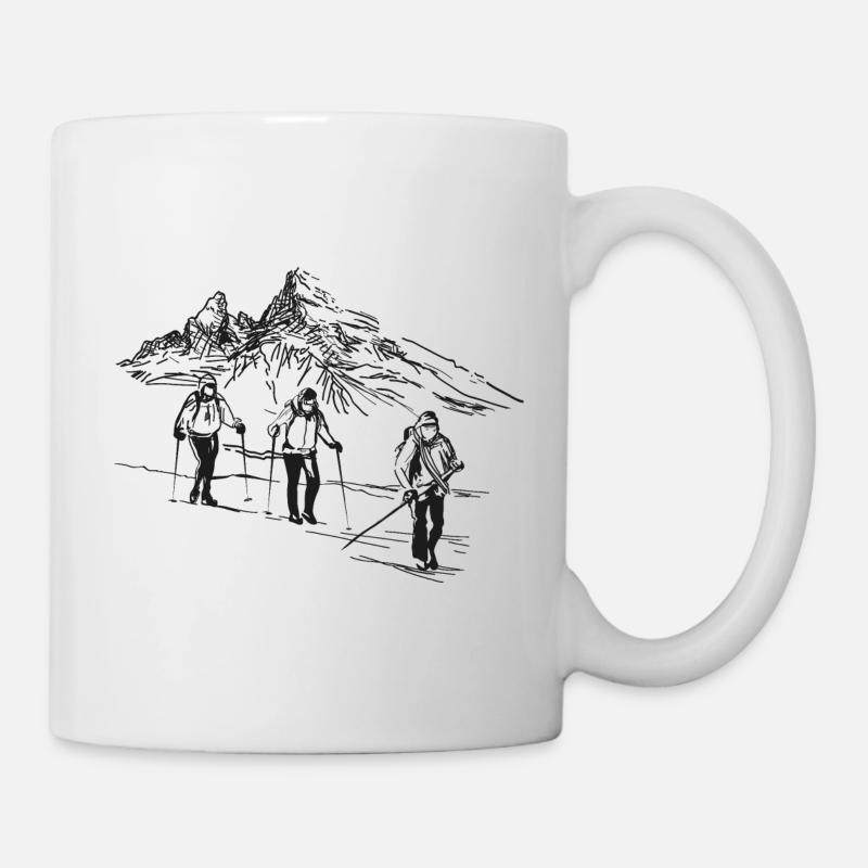 Ein Tribut an den Watzmann: Berchtesgadener Land - Tasse - Weiß