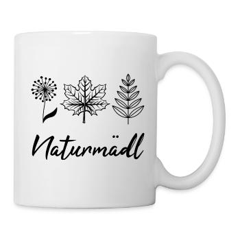Naturmädl Wandern Wald Freizeit Wanderin Natur - Tasse - Weiß - Rechts