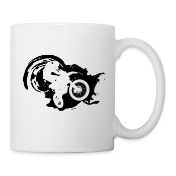 Motorcross Motorcyclist Moto Motorsport - Mug - white - Right