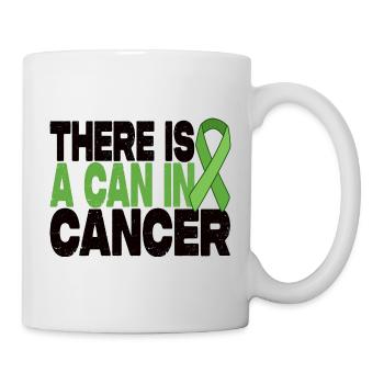 There is a can in Cancer - Green Ribbon - Mug - white - Right