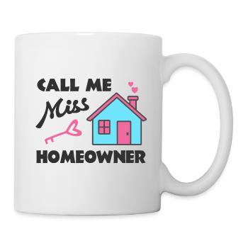 Emménagement Fest Appelez-moi Mme Propriétaire - Mug blanc - blanc - Droite