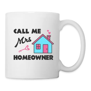 Emménagement Fest Appelez-moi Mme Propriétaire - Mug blanc - blanc - Droite