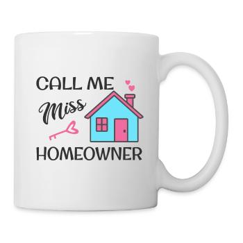 Emménagement Fest Appelez-moi Mme Propriétaire - Mug blanc - blanc - Droite