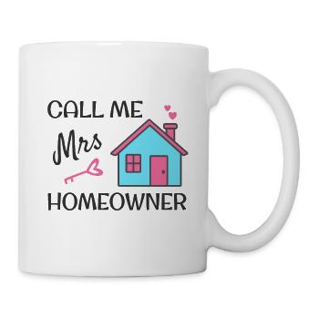 Emménagement Fest Appelez-moi Mme Propriétaire - Mug blanc - blanc - Droite