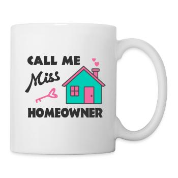 Emménagement Fest Appelez-moi Mme Propriétaire - Mug blanc - blanc - Droite