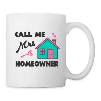 Emménagement Fest Appelez-moi Mme Propriétaire - Mug blanc - blanc - Droite
