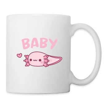 Mignon Axolotl Bébé Larve - Mug blanc - blanc - Droite