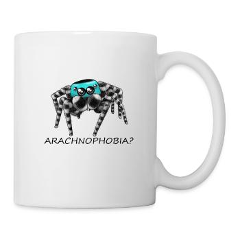 Arachnophobia? - Tasse - Weiß - Rechts