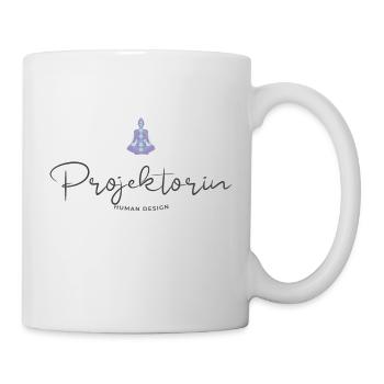 Human Design "Projektorin" - Tasse - Weiß - Rechts