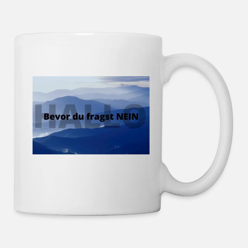 Presentie :Bevor du fragst NEIN: - Tasse - Weiß