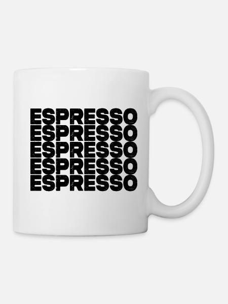 Espresso - Tasse - Weiß