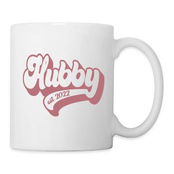 Hubby Est. 2022 - Future Husband, Engagement Party - Mug - white - Right