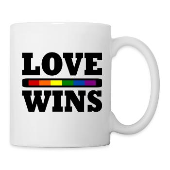 Love wins - Mug - white - Right