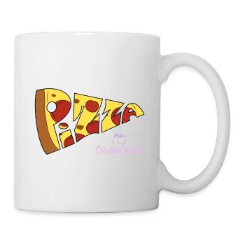 Pizza - Mug blanc - blanc - Droite