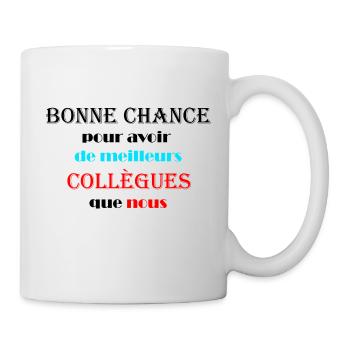 idée cadeau départ métier ou profession - Mug blanc - blanc - Droite