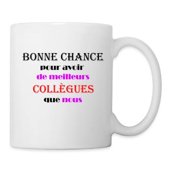 idée cadeau départ métier ou profession - Mug blanc - blanc - Droite