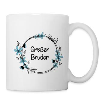 Großer Bruder - Tasse - Weiß - Rechts