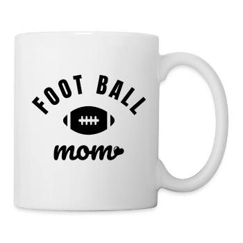 Fußball Mama - Tasse - Weiß - Rechts