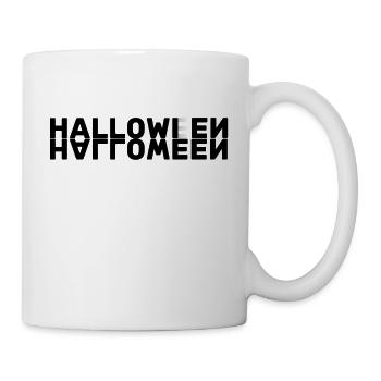 Halloween vs Hallowien - Tasse - Weiß - Rechts