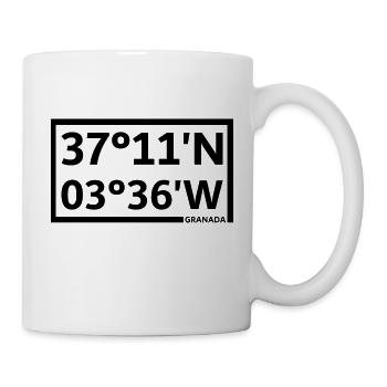 Granada Coordinates - Mug - white - Right