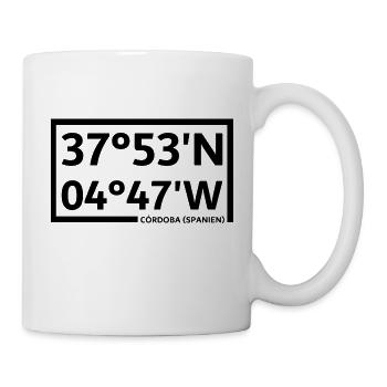 Córdoba (Spain) coordinates - Mug - white - Right