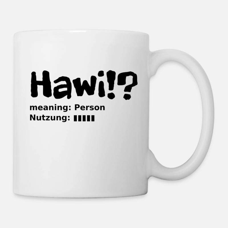 Hawi-Steiermark slang - Tasse - Weiß