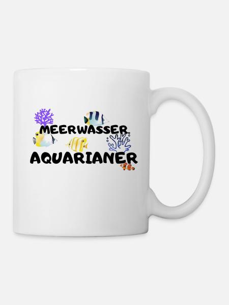 MEERWASSER AQUARIANER - Tasse - Weiß