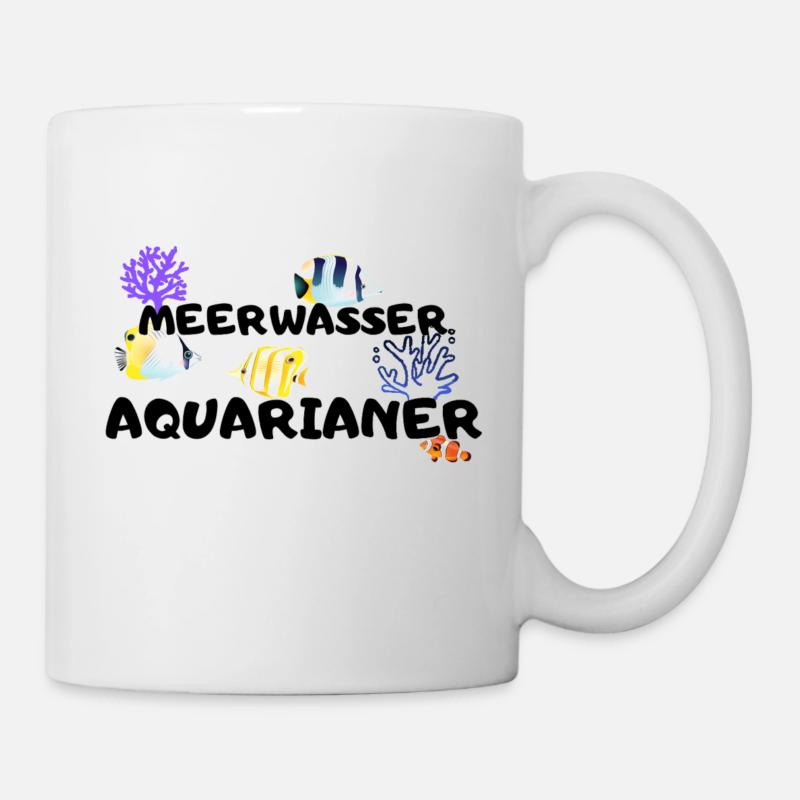 MEERWASSER AQUARIANER - Tasse - Weiß