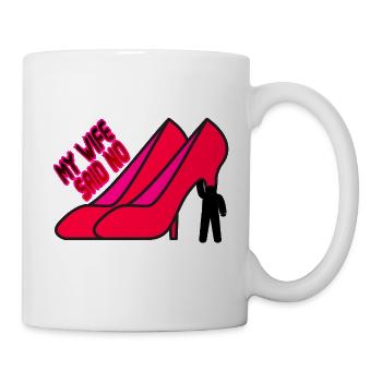 La femme a dit non - Mug blanc - blanc - Droite