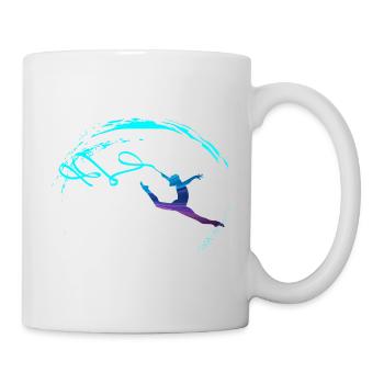 Gymnastique rythmique - Mug blanc - blanc - Droite