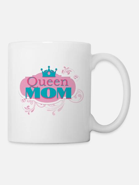 Queen Mom - Tasse - Weiß