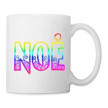 noe rs regenbogen - Tasse - Weiß - Rechts
