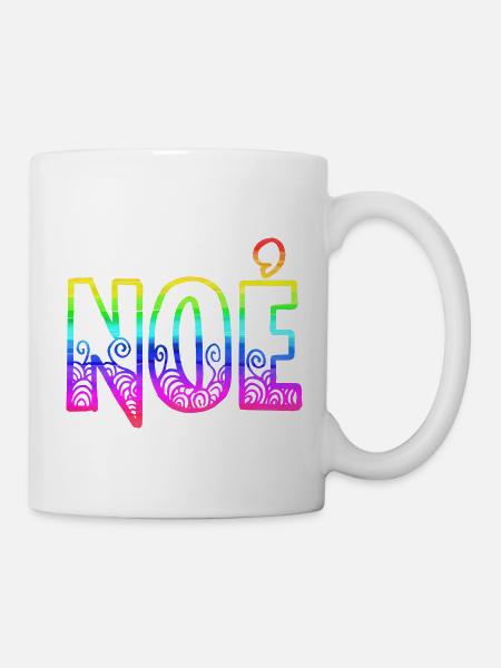 noe rs regenbogen - Tasse - Weiß