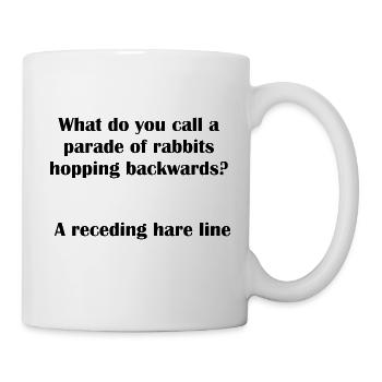 Hare Backwards Pun - Mug - white - Right