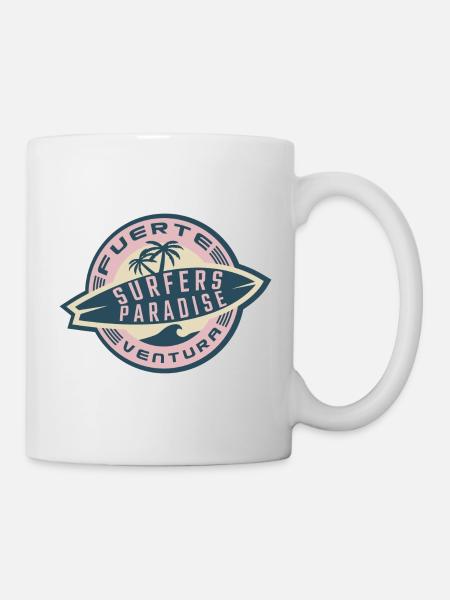 Fuerteventura Surfers Paradise - Mug blanc - blanc